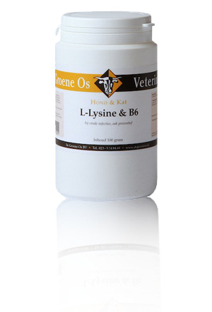Groene Os L-Lysine & Vitamine B6 Hond/Kat