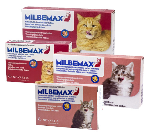 Milbemax tabletten voor katten